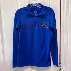 Nike pro combat dri fit live strong quarter zip pullover women's medium